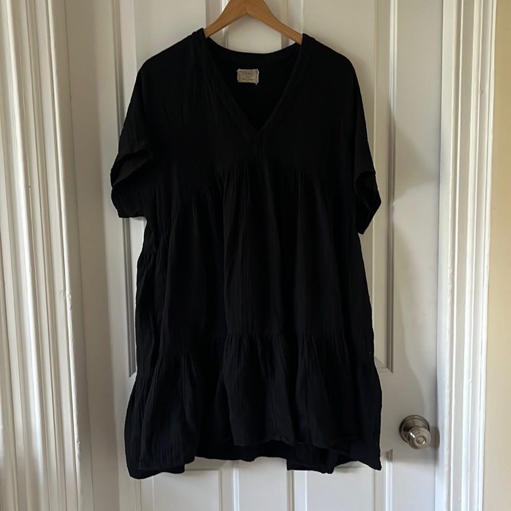 9Seed Tiered Cotton Gauze Dress